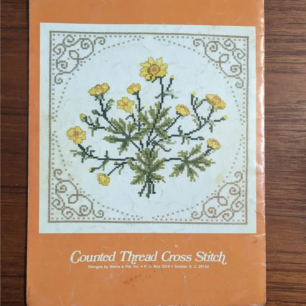 Bouquets of Beauty Cross Stitch Pattern Book 1980